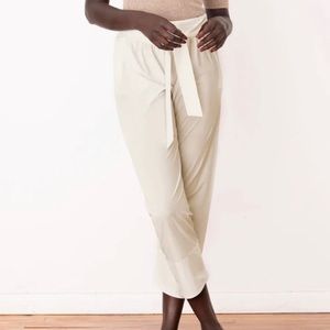 ADay Easy Days Lightweight Pants in Oat High Rise